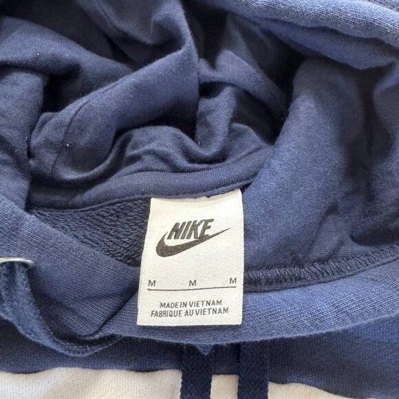 Navy and yellow Nike hoodie men’s size medium - Picture 3 of 7